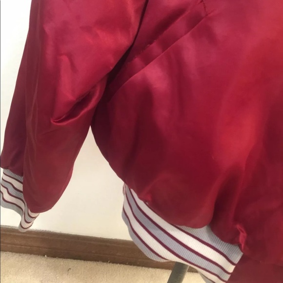 Vintage Bike Satin Jacket 80’s Mark Canyon - Picture 4 of 7